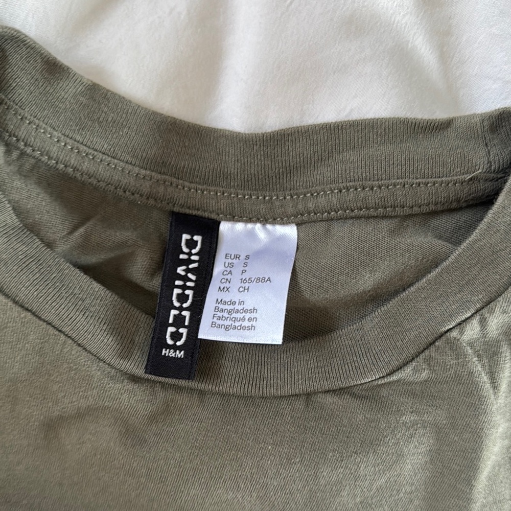 Olive Green 'Chicago' Graphic T-Shirt - Picture 5 of 6